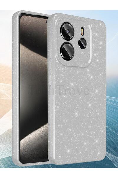 Hatreds Xiaomi Redmi Note 14 4g Kılıf Kamera Korumalı Parlak Simli Lüks Kapak...