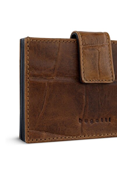 BUGATTI Nevio Kreditkartenetui RFID Schutz Leder 11 cm