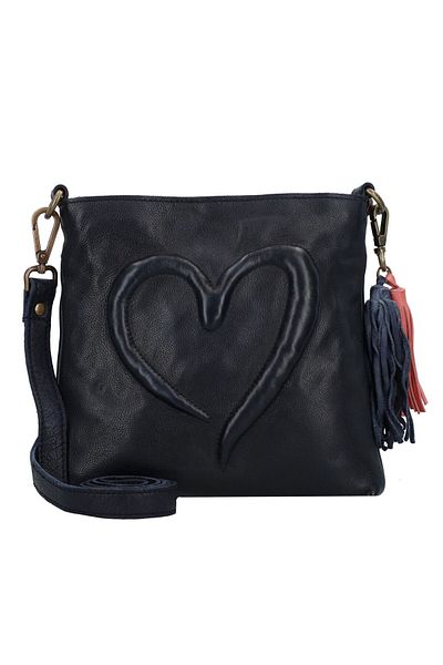 Taschendieb Wien Geantă de umăr Herzweg din piele 24 cm