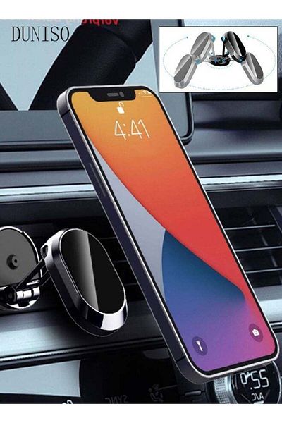 Generic DUNISO Magnetic Phone Holder For Car Super Strong Magnet and 360 Rotation Universal Dashboard Car