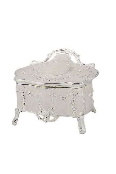 Generic DUNISO Zinc Alloy Antique Jewelry Storage Box Organizer