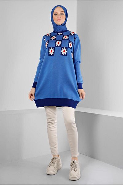 Alvina Tunica Tricotaj 43178 - Motiv Floral