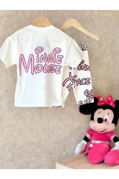KOKOŞ BEBEK Minnie Mouse Shorts Girl Set |   Between 2/8 Years