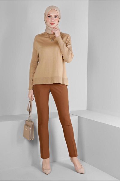 Alvina Buttoned Classic Cut Trousers 70459