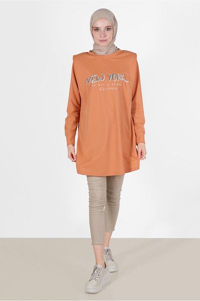Alvina Padded Printed Tracksuit Tunic - 42776