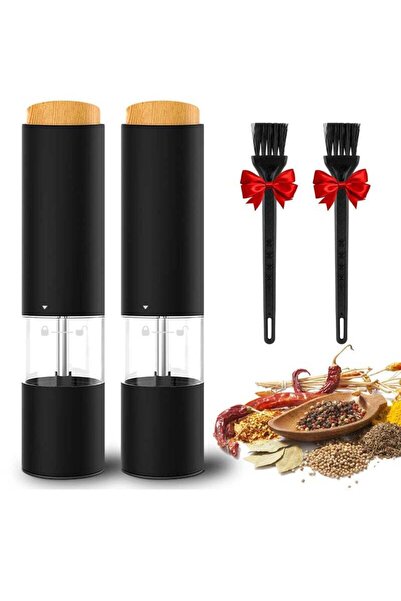 Arabest Salt and Pepper Grinder Set, 2 Piece, Electric, Adjustable Coarseness...