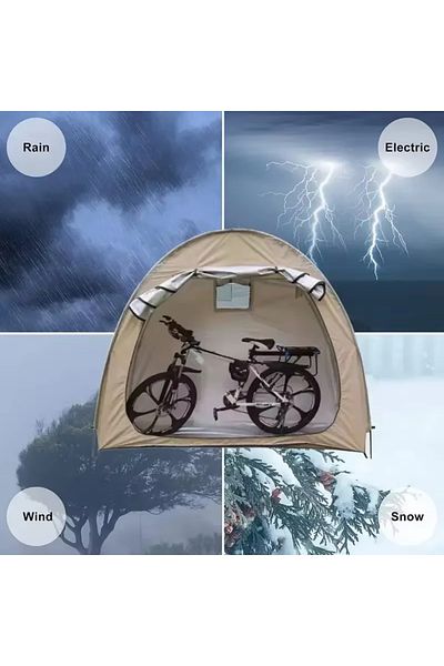 Choice 200x80x165cm Other Bicycle tent outdoor storage waterproof, outdoor bicycle cover storage tent, 420D