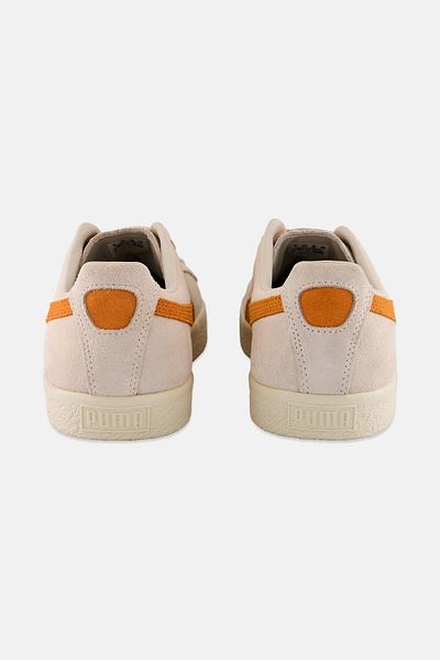 Puma Men Clyde Og Lace Up Outdoor Shoes, Beige/Orange