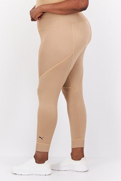 Puma Women Tight Fit High Waist Training Leggings, Tan