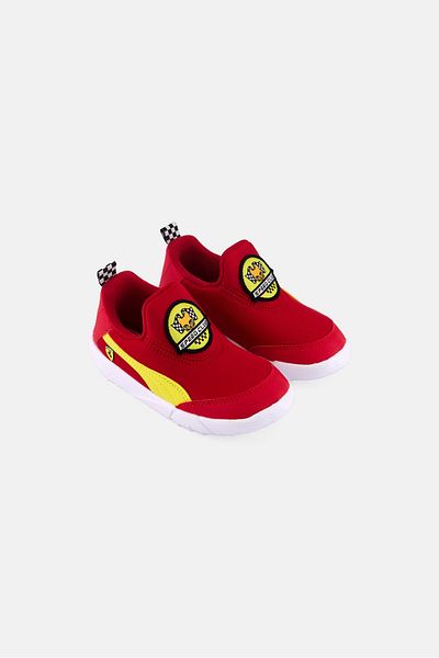 Puma Toddlers Boy Ferrari Bao Kart Inf Slip On Shoes, Red