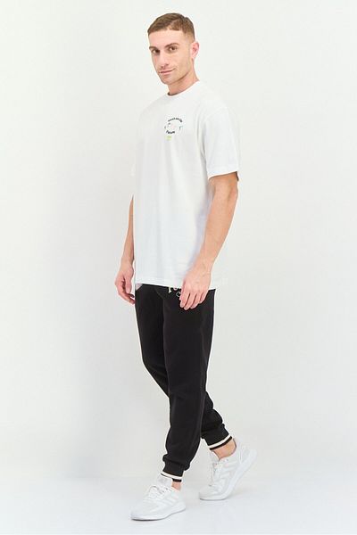 Puma Men Relaxed Fit Short Sleeves Outdoor T-shirt, White