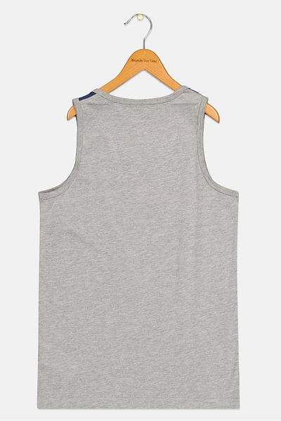 converse Kids Boy Graphic Print Sleeveless Vest, Navy Blue