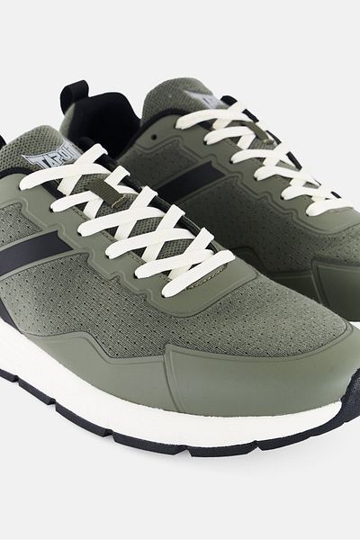 Tapout Men Lace Up Training Shoes, Olive