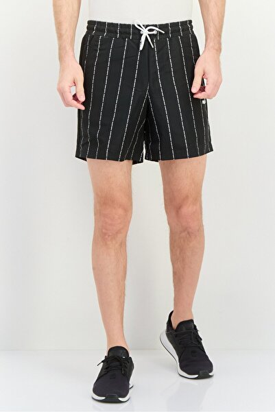 Puma شورت تدريب مريح للرجال، أسود