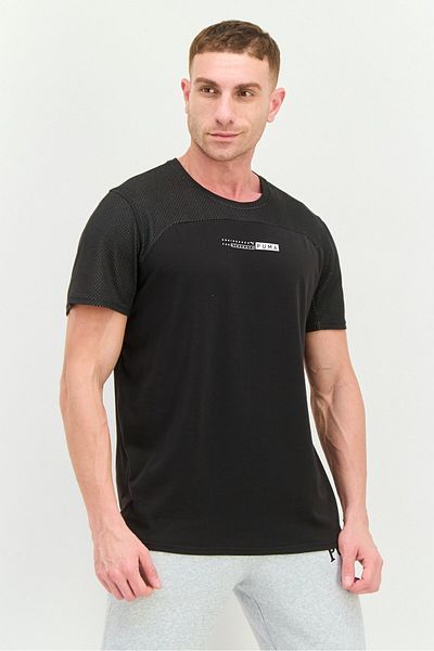 Puma Men Sportswear Fit Short Sleeves Training T-Shirt, Black