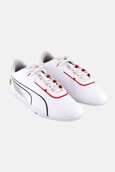 Puma Men Lace Up Outdoor Shoes, White/red