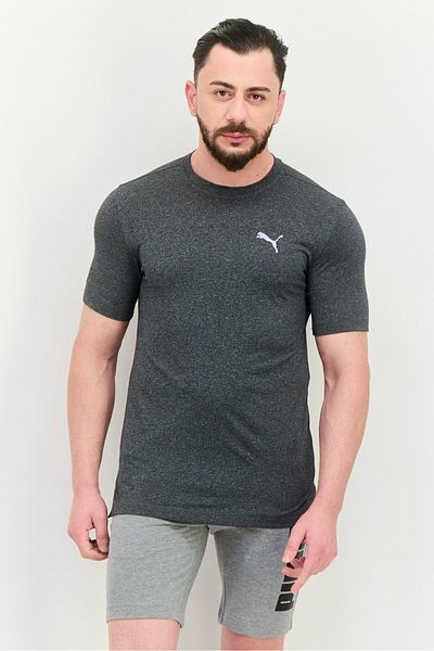 Puma Men Sportswear Fit Short Sleeve Outdoor T-Shirt, Dark Grey