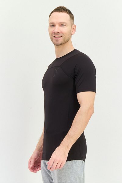 Puma Men Sportswear Fit Short Sleeves Training T-Shirt, Black