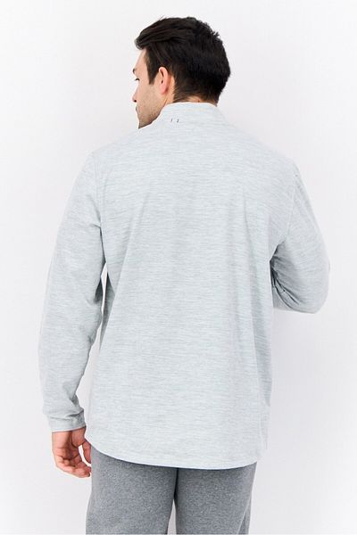 Puma Men Sportswear Fit Outdoor Quarter Zip Sweatshirt, Grey/navy