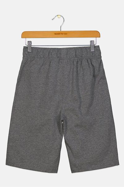 Puma Kids Boy Sportswear Fit Brand Logo Training Short, Grey