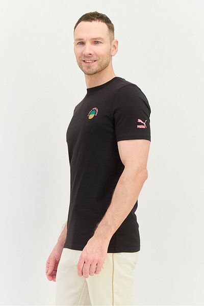 Puma Men Sportswear Fit Short Sleeves Outdoor T-Shirt, Black