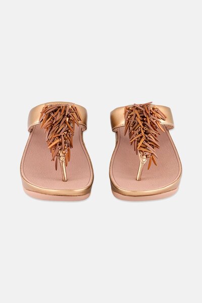 Fitflop Women Slip On Sandal, Rose Gold