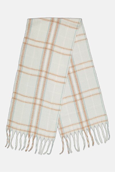 VINTAGE HAVANA وشاح نسائي مزخرف، ارتفاع 88 سم × طول 17 سم، أبيض عاجي