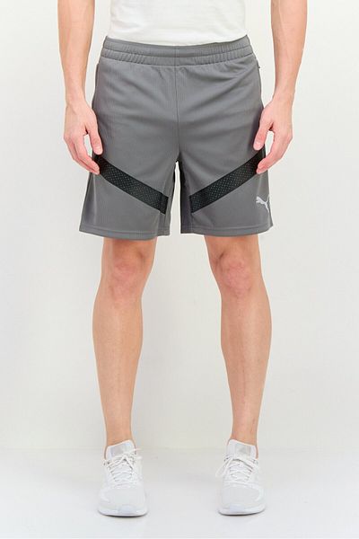 Puma Men Sportswear Fit Training Shorts, Grey/Black
