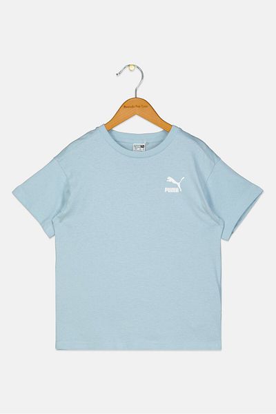 Puma Kids Boy Sportswear Fit Short Sleeves Running T-Shirt, Turquoise