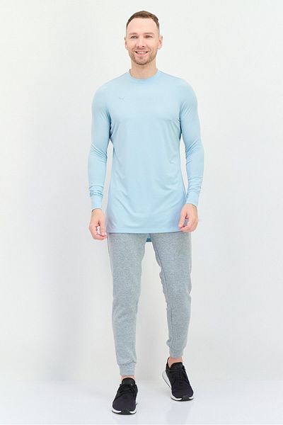 Puma Men Sportswear Fit Long Sleeve Training Top, Turquoise