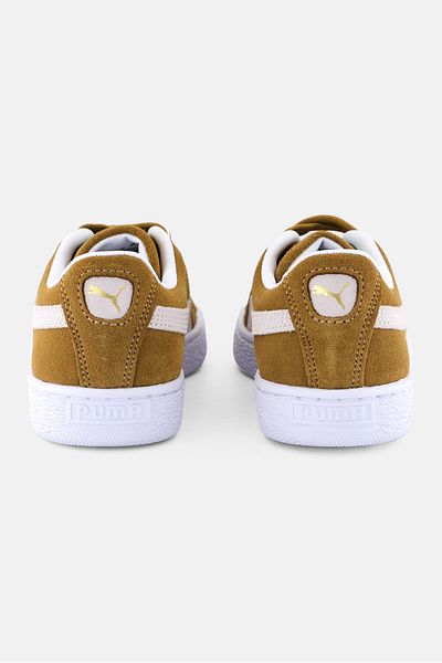 Puma Kids Boy Classic Xxi Lace Up Sport Shoes, Mustard Brown
