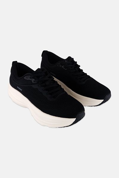 RBX Men Lace Up Brand Logo Outdoor Shoes, Black