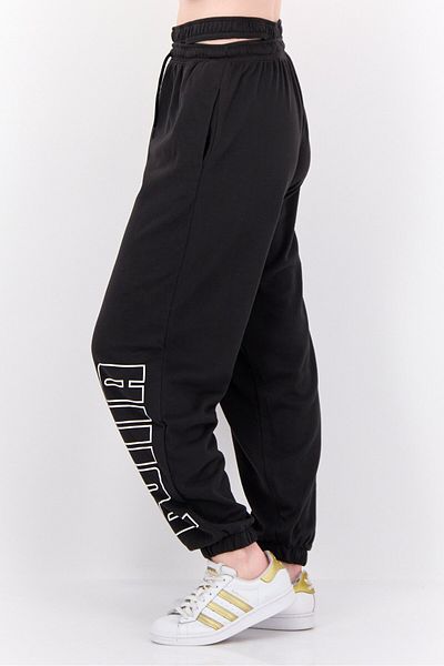 Puma Women Sportswear Fit Training Sweatpants, Washed Black/white