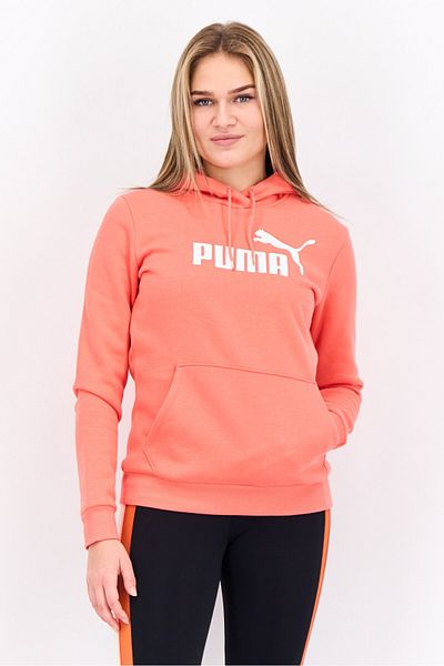 Puma Women Sportswear Fit Short Sleeve Outdoor Sweatshirt, Coral