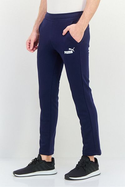 Puma Men Sportswear Fit Brand Logo Training Track Pant, Navy