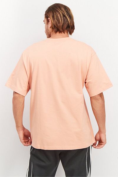 adidas Men Sportswear Fit Short Sleeves Contempo T-Shirt, Peach