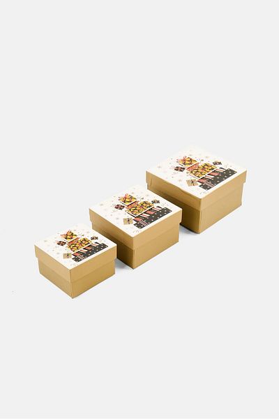 HOFF 3 Piece Gift Boxes Set, Multicolor