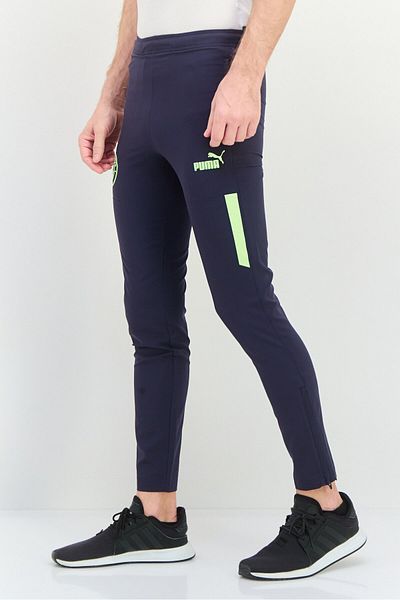 Puma Men Slim Fit Manchester City Training Pants, Navy