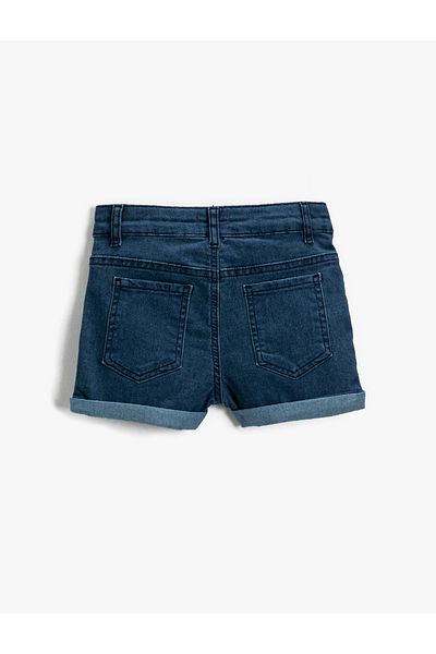 Koton Basic Denim Shorts Cotton