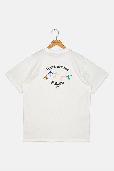 Puma Kids Boy Graphic Print Outdoor T-shirt, White