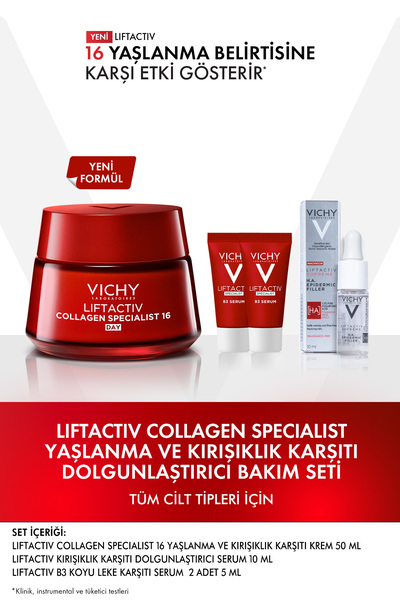 Vichy Liftactiv Collagen Specialist Kırışıklık Karşıtı Kolajen Seti