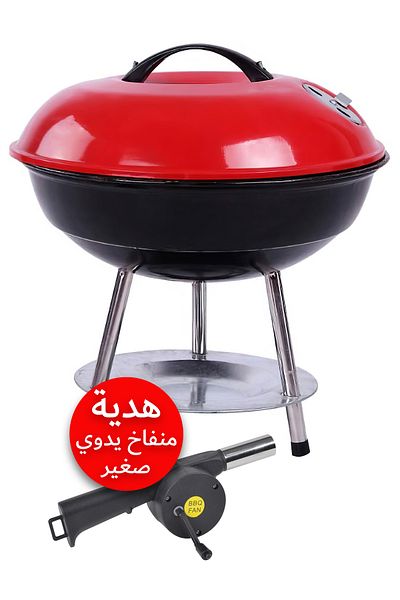 RENOVO Portable Charcoal Grill for Outdoor 14 Inch Barbeque Grill and Smoker for Outdoor & Camping
