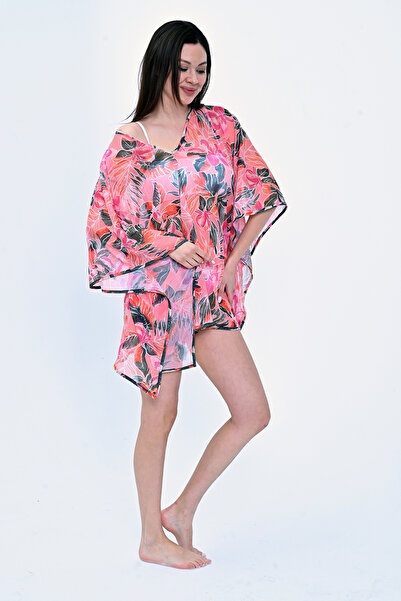 JOLT Patterned Women's Short Kimono Model No: 004