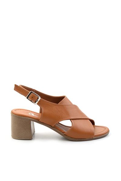 Bambi Taba Leather Women's Sandals K 05040030103