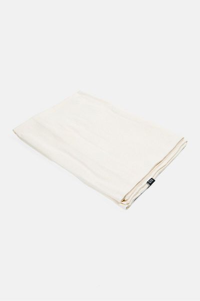 Muy Mucho Organic Cotton Cushion Cover 60 X 60 Cm, Cream