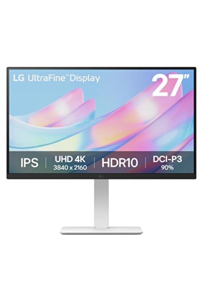 LG Monitor IPS LED LG 27" 27US550-W, UHD (3840 x 2160), HDMI, DisplayPort, Pivot (Alb)