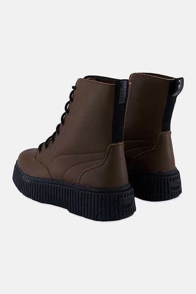 Puma Women Dinara Lace Up Outdoor Ankle Boots, Chocolate