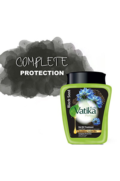Vatika Naturals Hammam Zaith Hot Oil Treatment Enriched With Blackseed Complete Protection 500 g