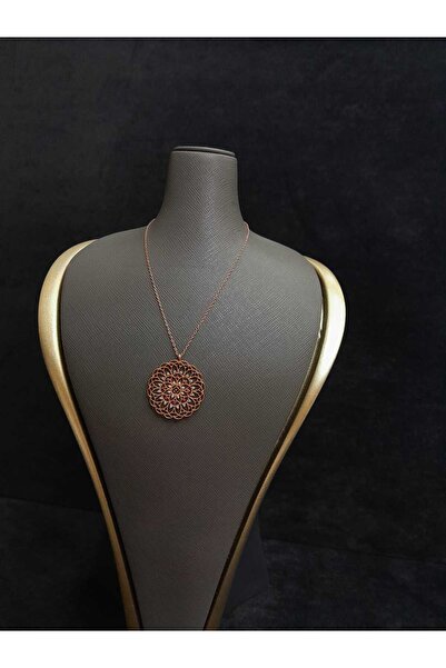 MATİAT 925 Ayar Gümüş Rose Yaşam Çiçeği Kolye