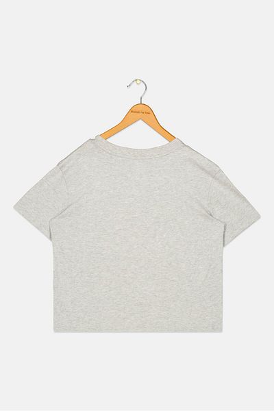 GAP Kids Girl Graphic Print Short Sleeves T-shirt, Light Grey